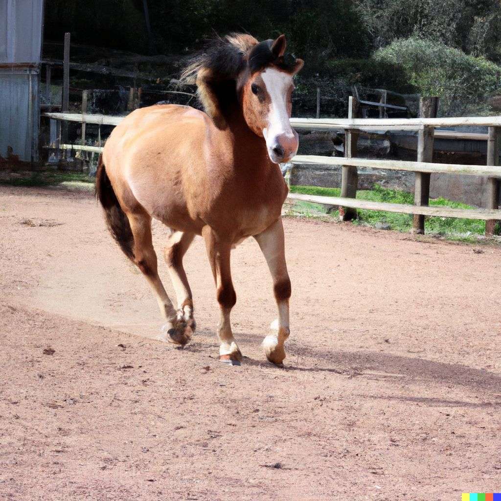 a horse, photograph, very fast shutter speed, 0.001s